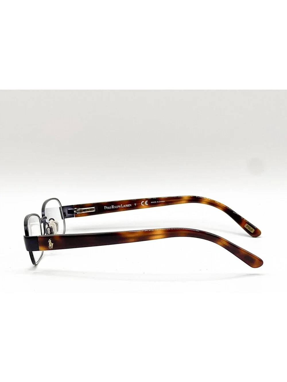 Polo Ralph Lauren 8028 432 Satin Navy Rectangle Authentic Eyeglass Frames 46-14